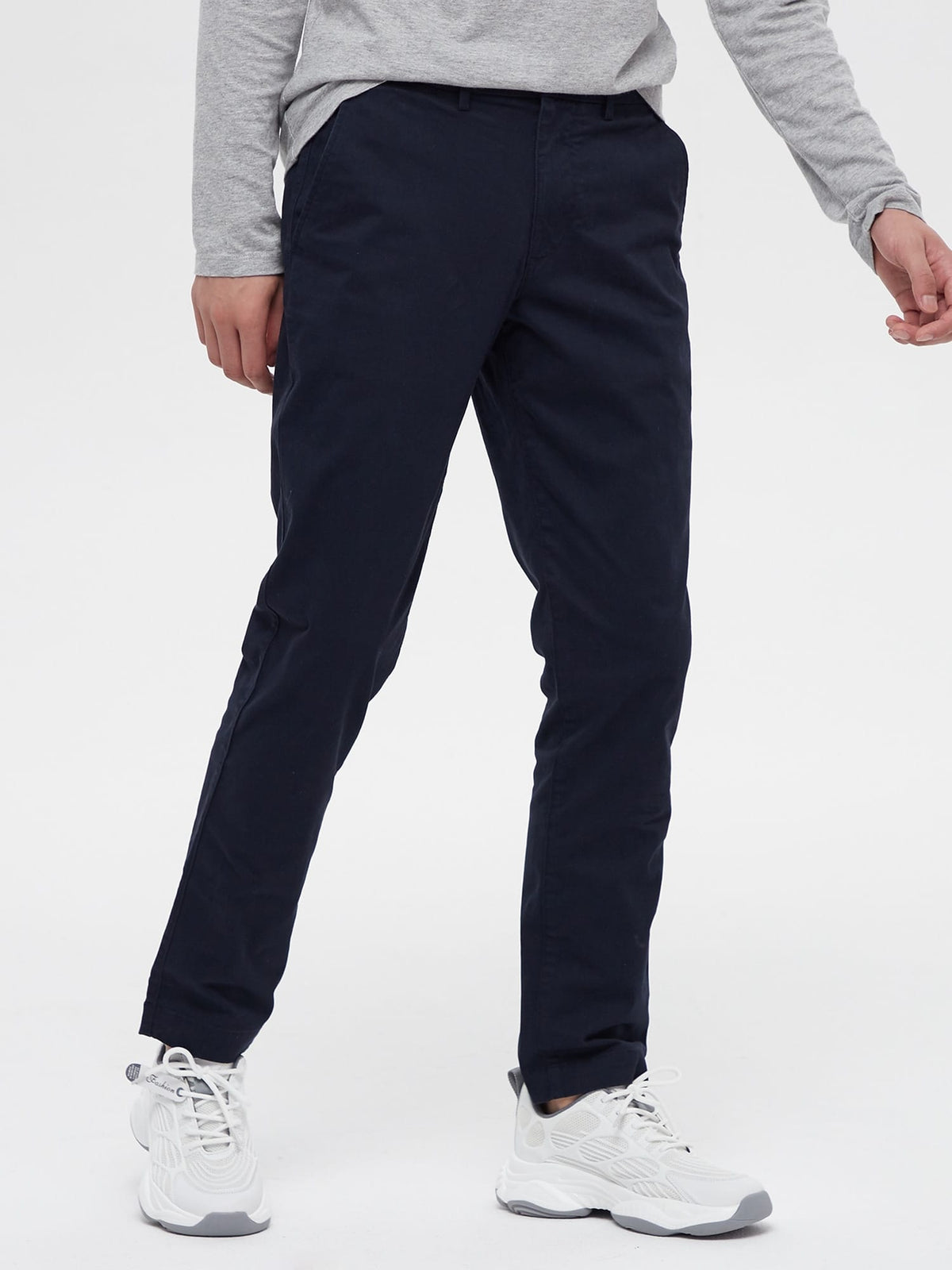 Lacivert Slim Khaki Pantolon