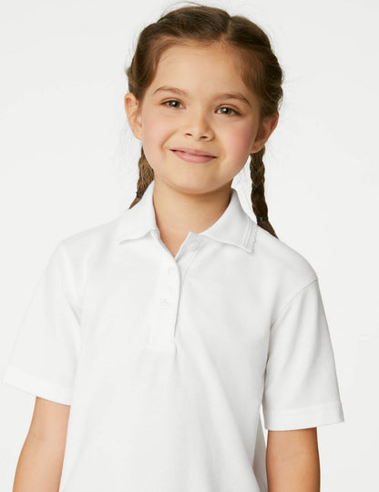 Saf Pamuklu 2'li Polo Yaka T-shirt (2-16 Yaş)