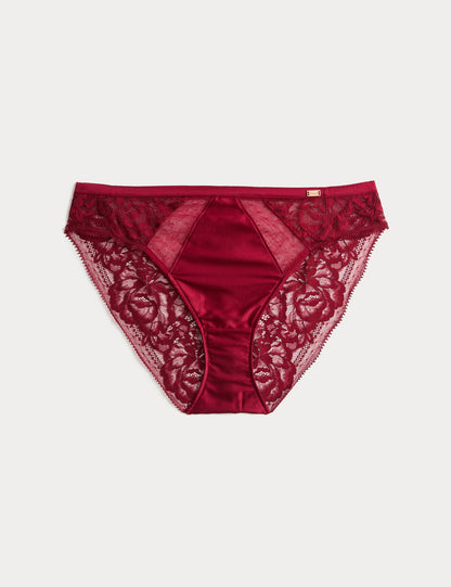 Dantel Detaylı Ipek High Leg Külot
