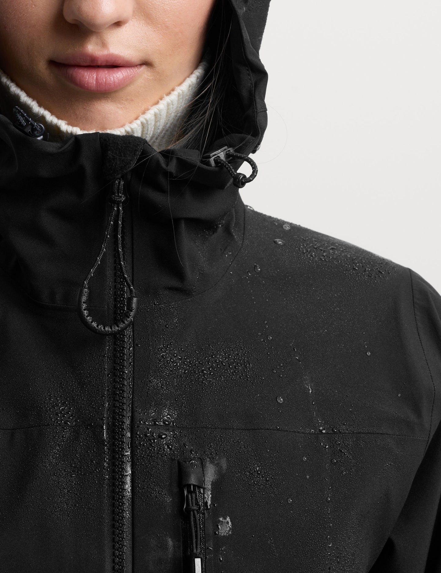 3 Katmanlı Stormwear Ultra Su Geçirmez Kapüşonlu Kayak Ceketi