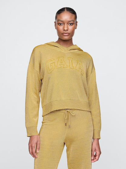 Sarı Gap × Cult Gaia Metalik Sweatshirt