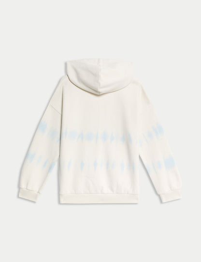 Pamuklu Ombre Grafikli Sweatshirt (6-16 Yaş)