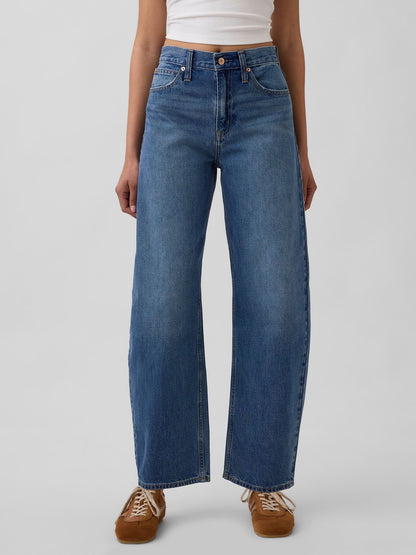 Mavi High Rise Barrel Jean Pantolon