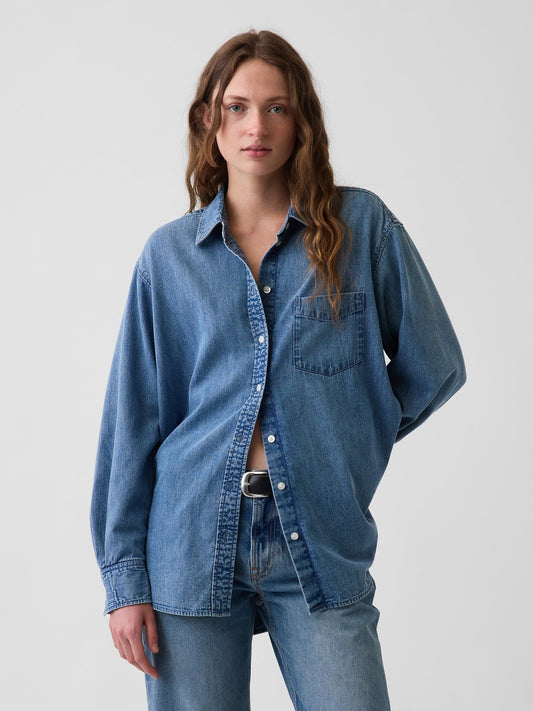 Mavi Denim Big Gömlek