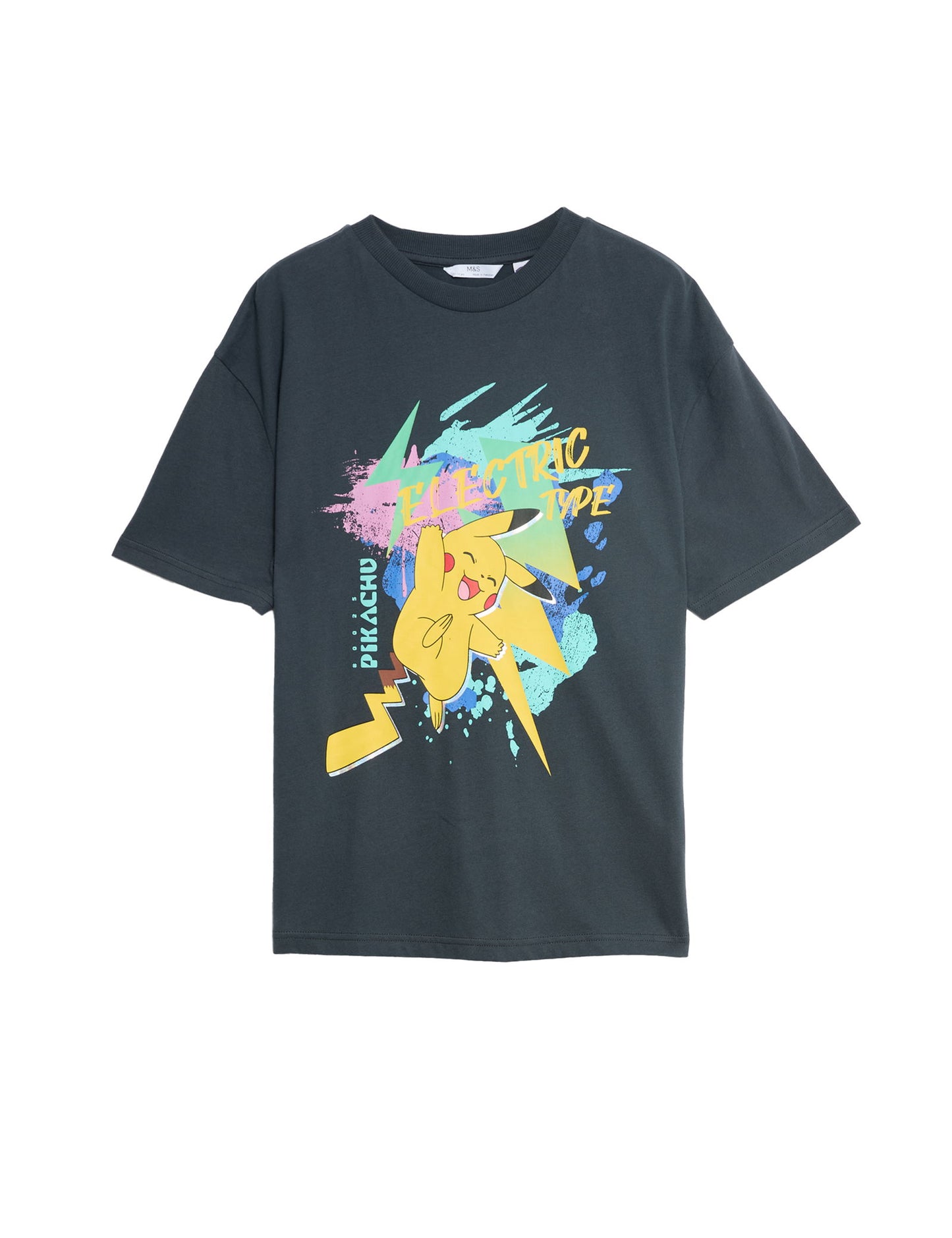 %100 Pamuklu Pokémon:trade_mark: T-shirt Ve Şort Takımı (6–16 Yaş)?