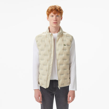 Lacoste Erkek Dik Yaka Açık Gri Yelek