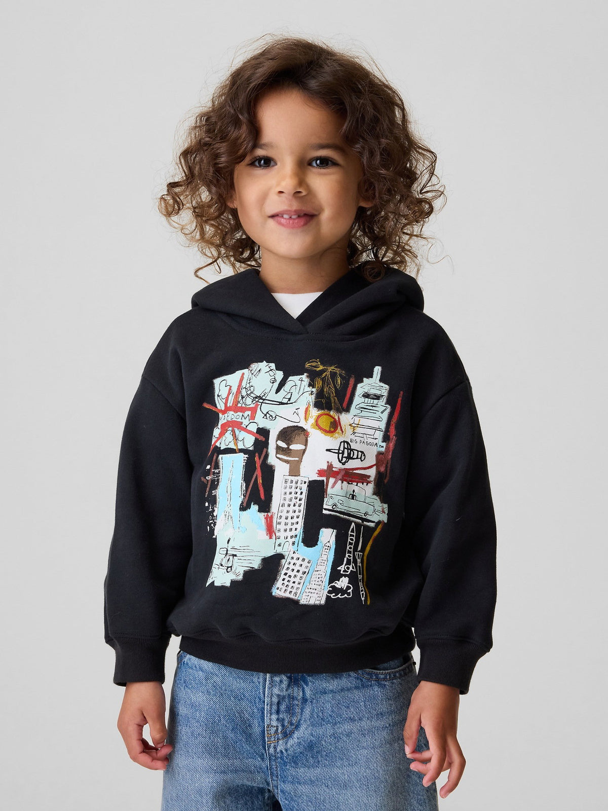 Siyah Jean-michel Basquiat Vintagesoft Sweatshirt