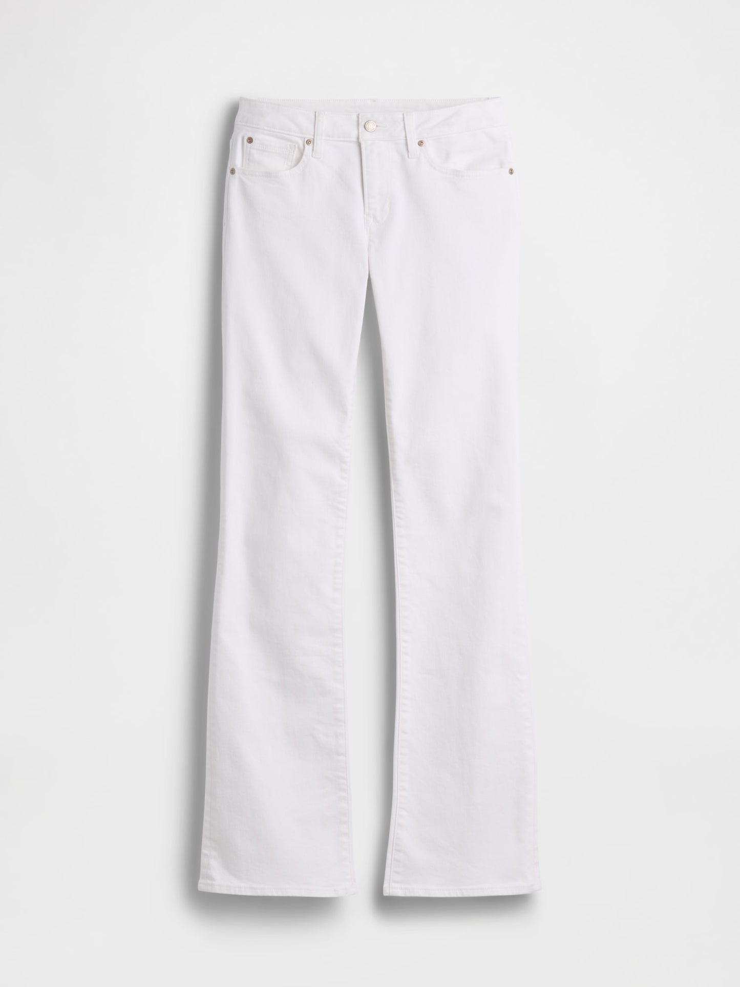 Beyaz Low Rise Long & Lean Jean Pantolon