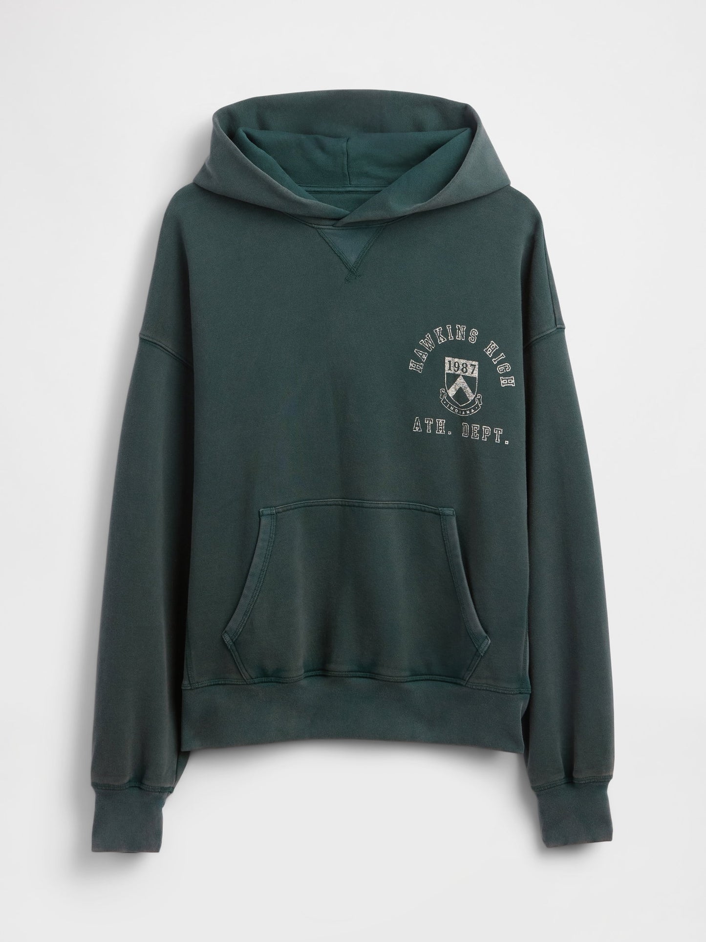 Koyu Yeşil Stranger Things Yetişkin Sweatshirt