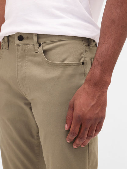 Bej Straight Fit City Jean Pantolon