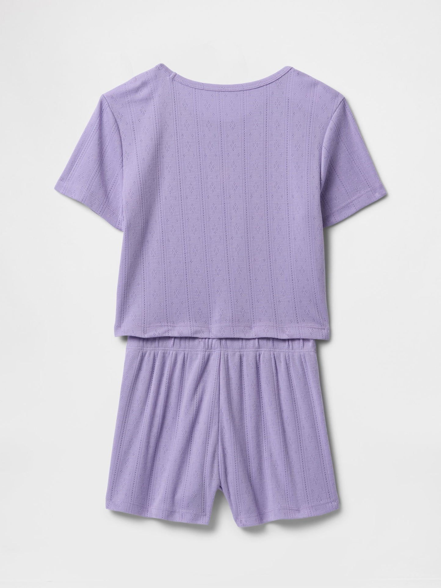 Mor Şort Pijama Takımı