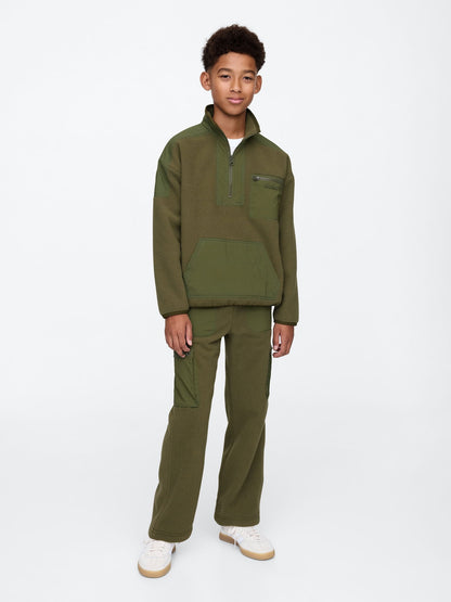 Haki Sherpa Baggy Pantolon