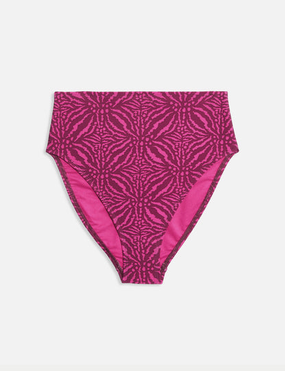 Desenli Yüksek Bel Bikini Altı