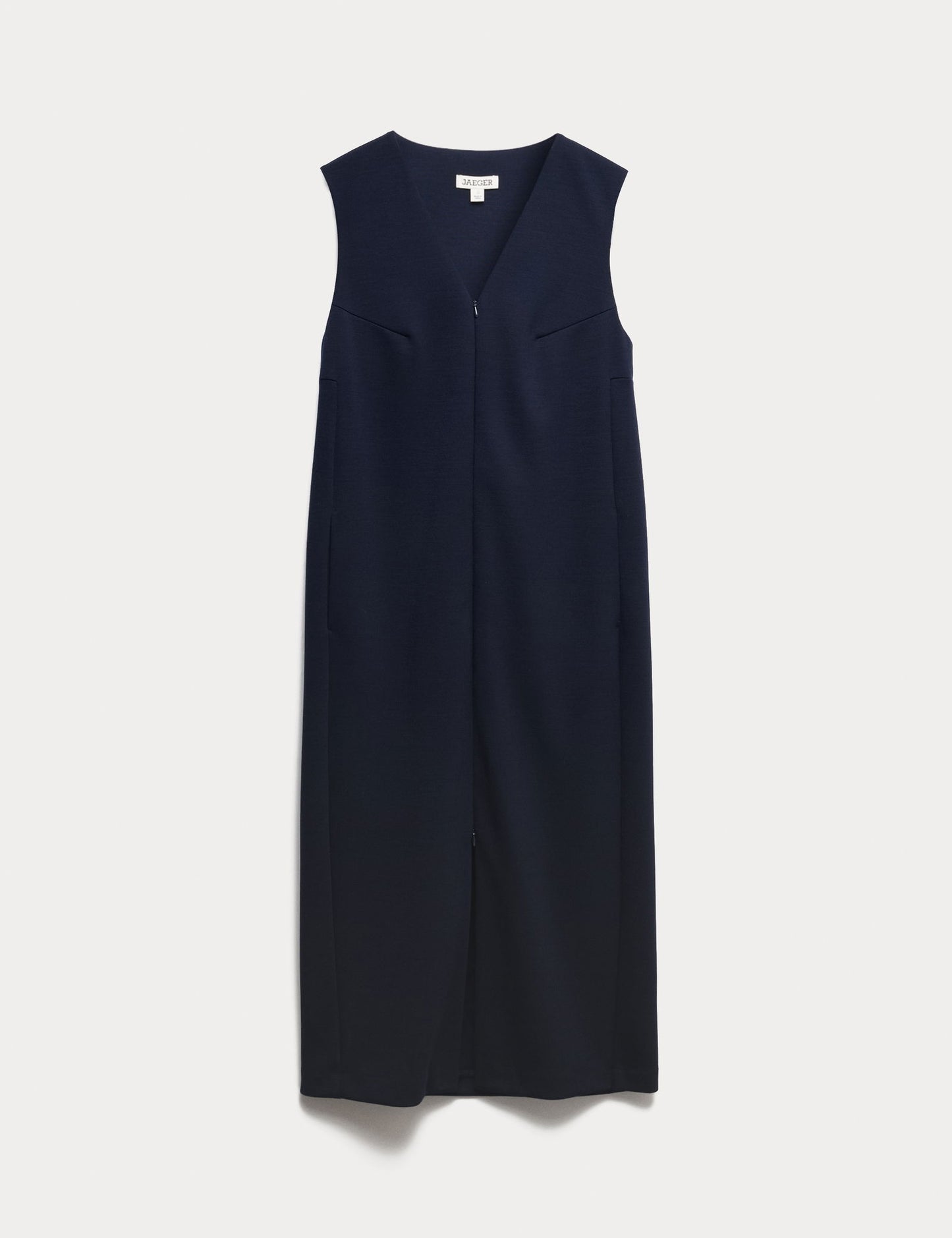 Derin V Yaka Jersey Midi Elbise