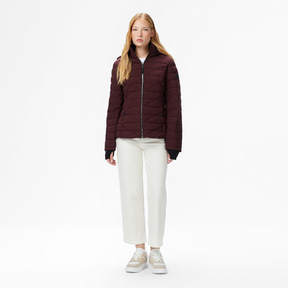 Nautica Kadın Bordo Regular Fit Mont