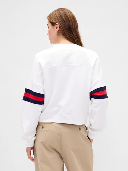 Beyaz Vintagesoft Logo Wedge Sweatshirt