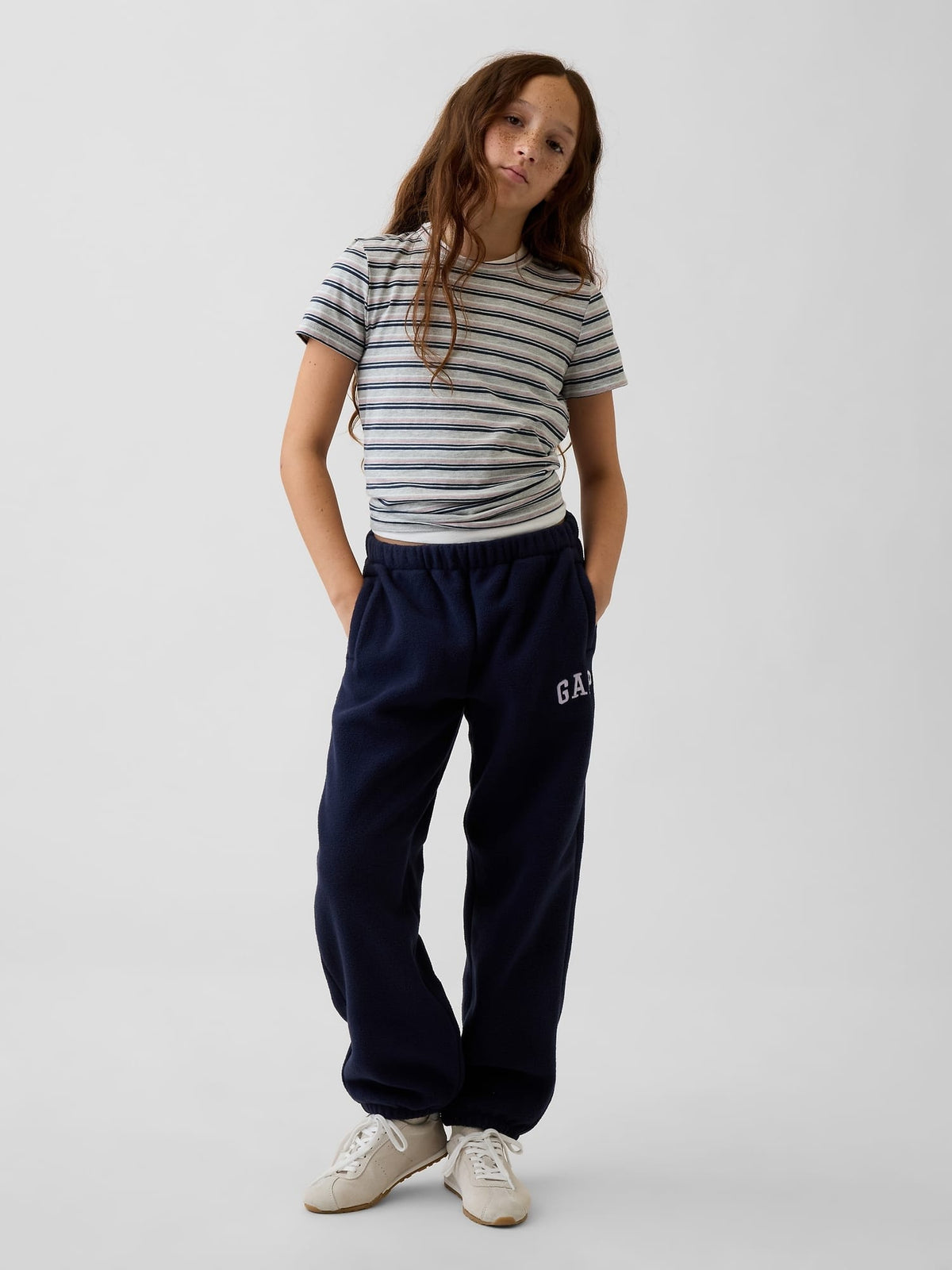 Pembe Relaxed Logo Jogger Eşofman Altı
