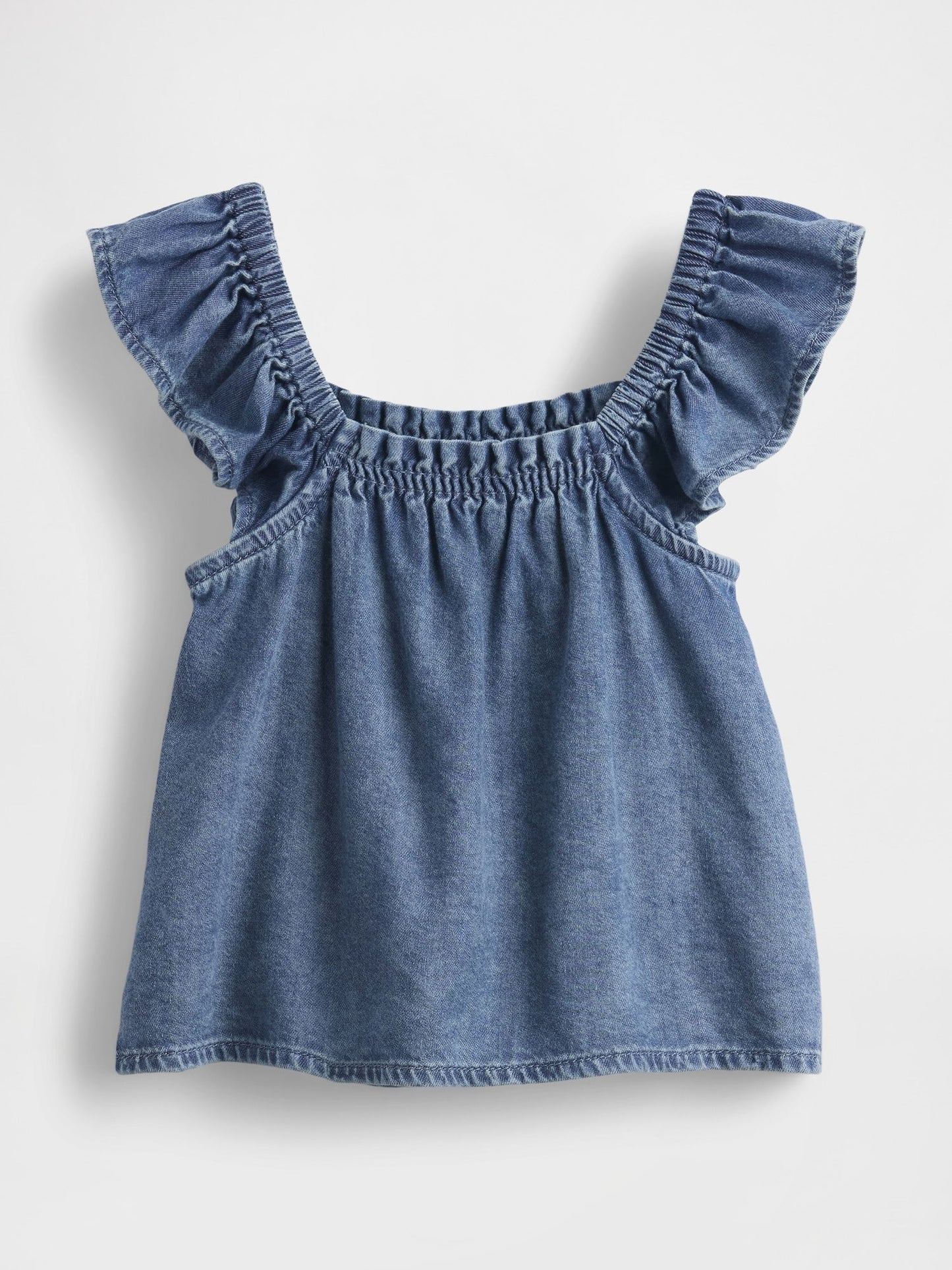 Mavi Denim Fırfırlı Bluz