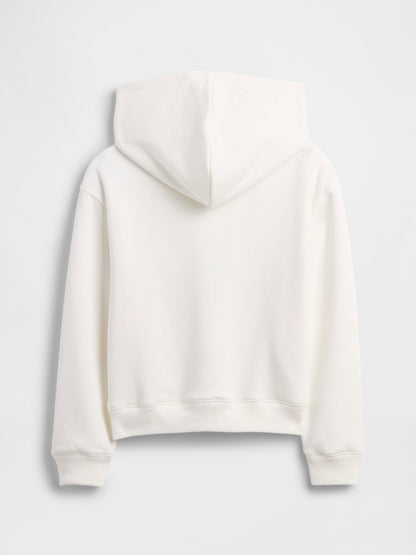 Beyaz Relaxed Gap Logo Sweatshirt