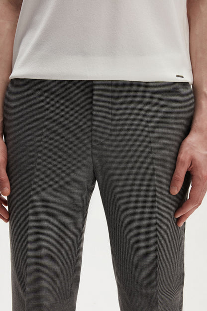 Tween Slim Fit Antrasit Mikro Desen Kumaş Pantolon
