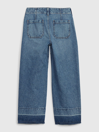 Mavi High Rise Stride Wide-leg Ankle Jean Pantolon