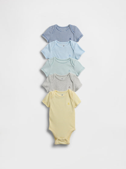 Çok Renkli First Favorites Tinyrib Bodysuit (5’li)