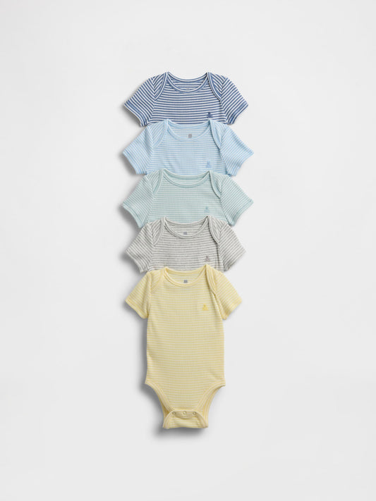 Çok Renkli First Favorites Tinyrib Bodysuit (5’li)