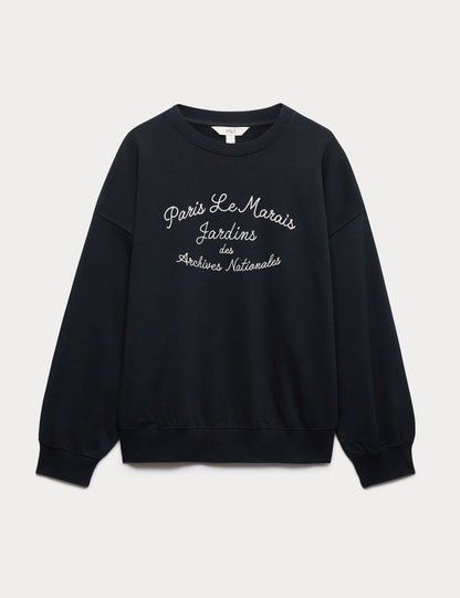 %100 Pamuklu Sweatshirt