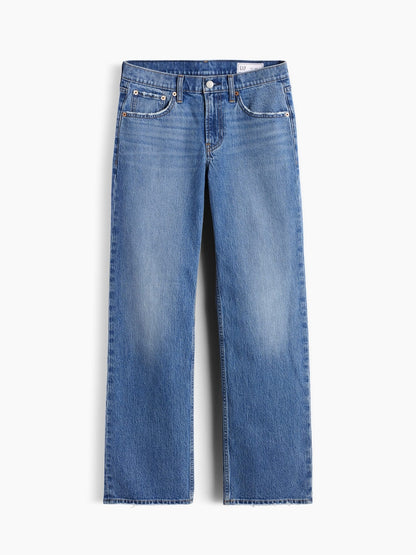 Mavi Mid Rise Relaxed Straight Jean Pantolon