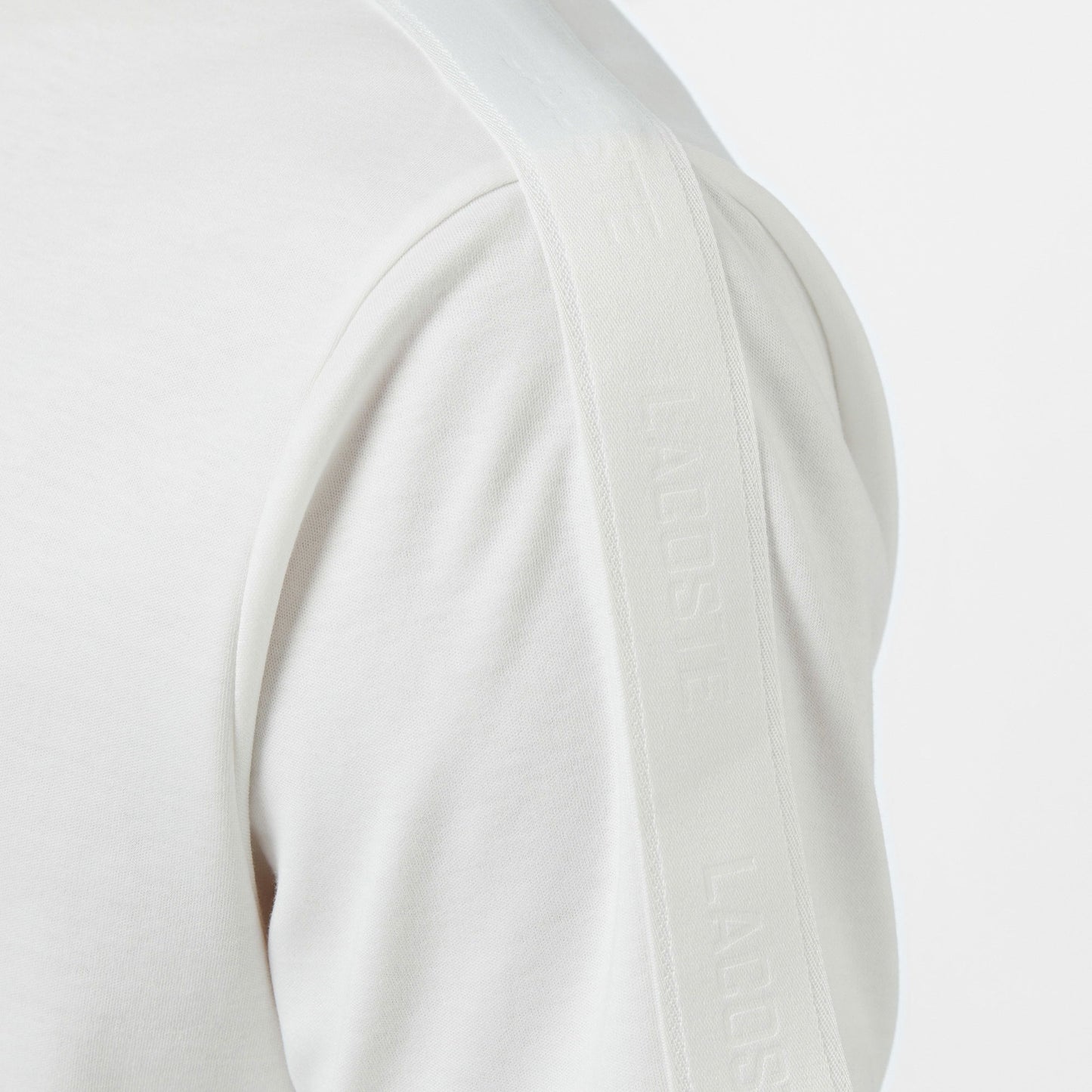 Lacoste Erkek Oversize Fit Bisiklet Yaka Beyaz T-shirt