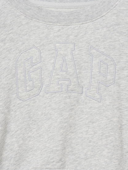 Gri Vintagesoft Terry Crop Logo Sweatshirt
