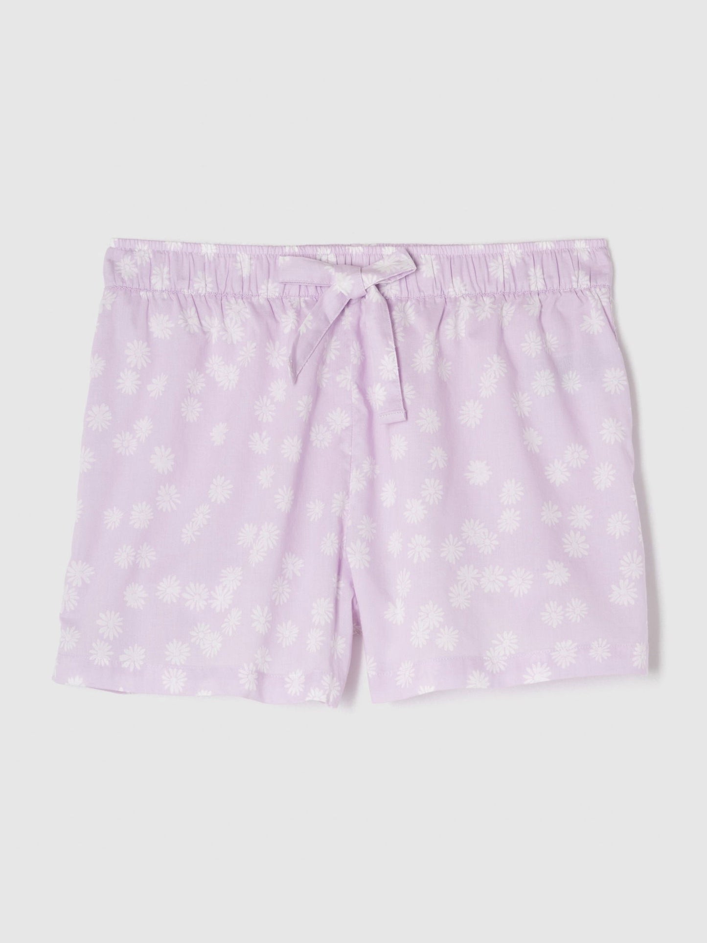 Lila Poplin Pijama Altı