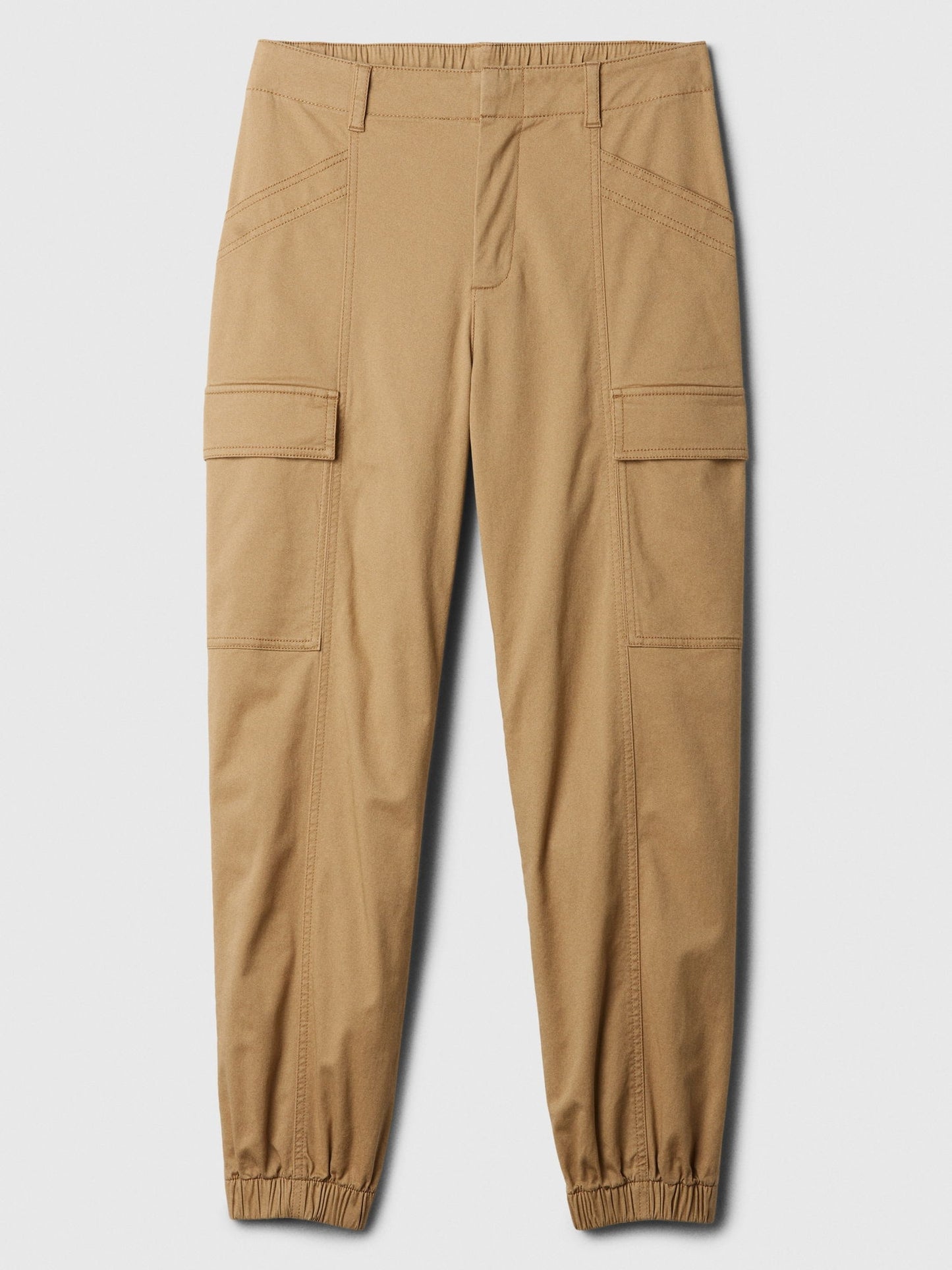 Kahverengi Twill Downtown Jogger Pantolon