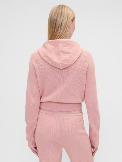 Pembe Gap × Summer Fridays Cashsoft Waffle Crop Sweatshirt