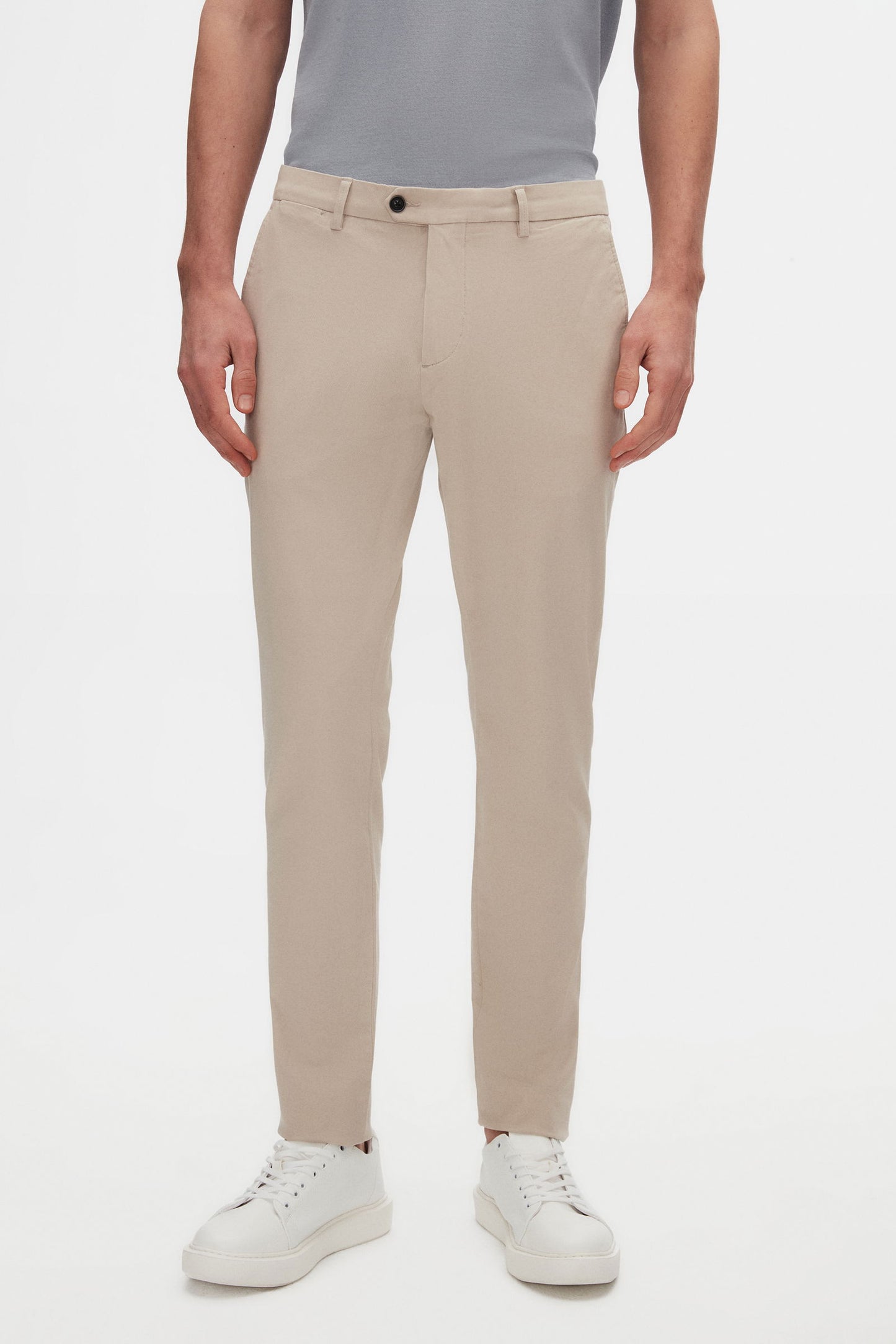 Damat Slim Fit Taş Bi Strech Pamuklu Beli Içten Lastikli Chino Pantolon