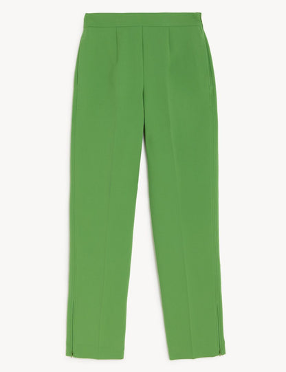 Fermuar Detaylı Straight Leg Pantolon