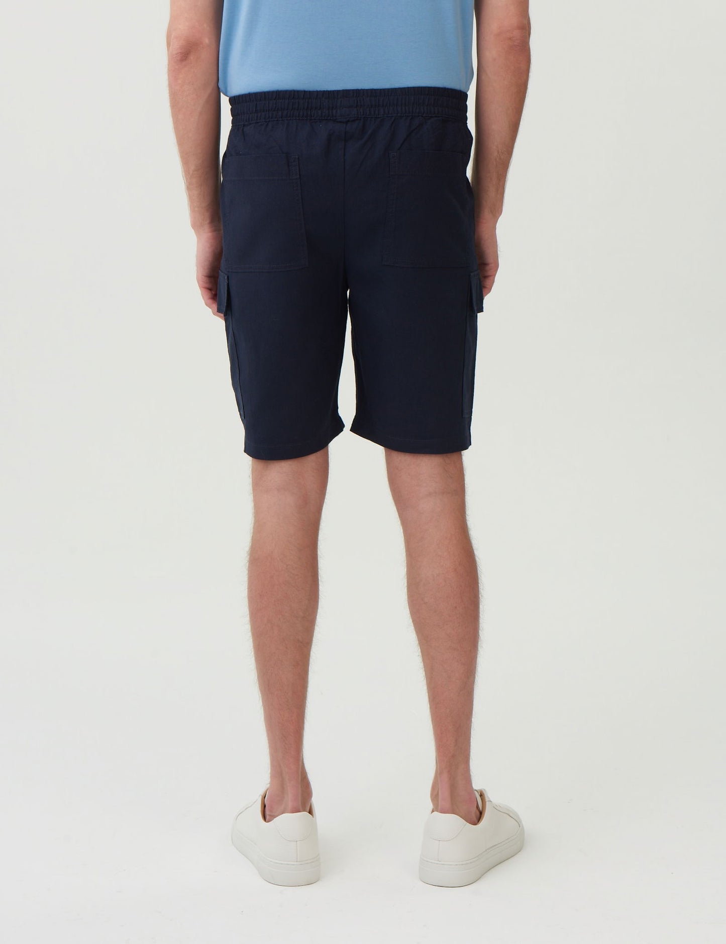 Regular Fit Utility Keten Şort