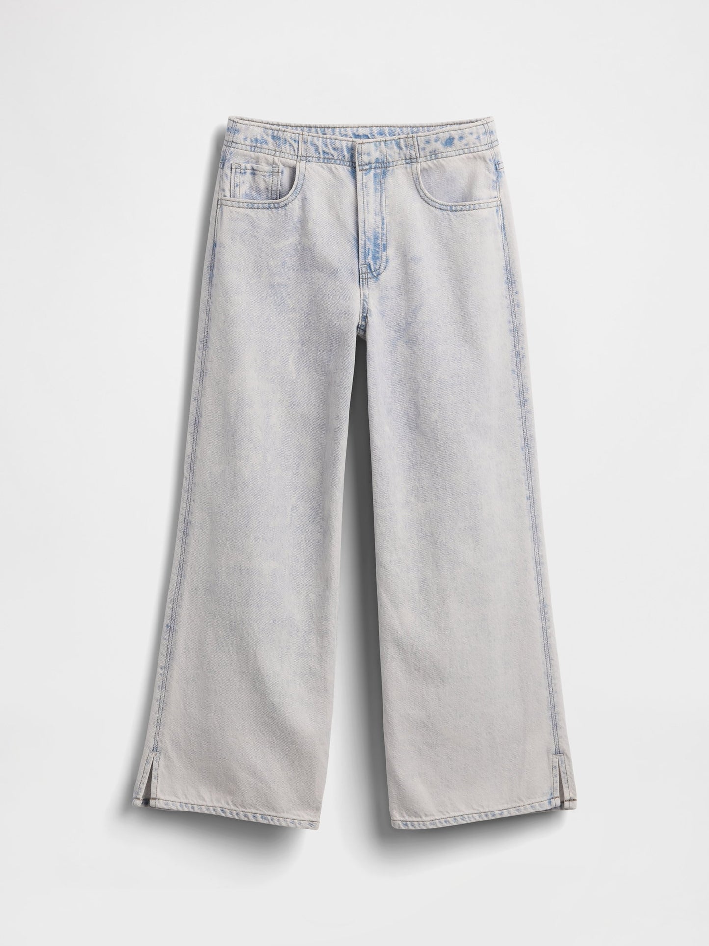 Açık Mavi Kids High Rise Easy Horseshoe Jean Pantolon