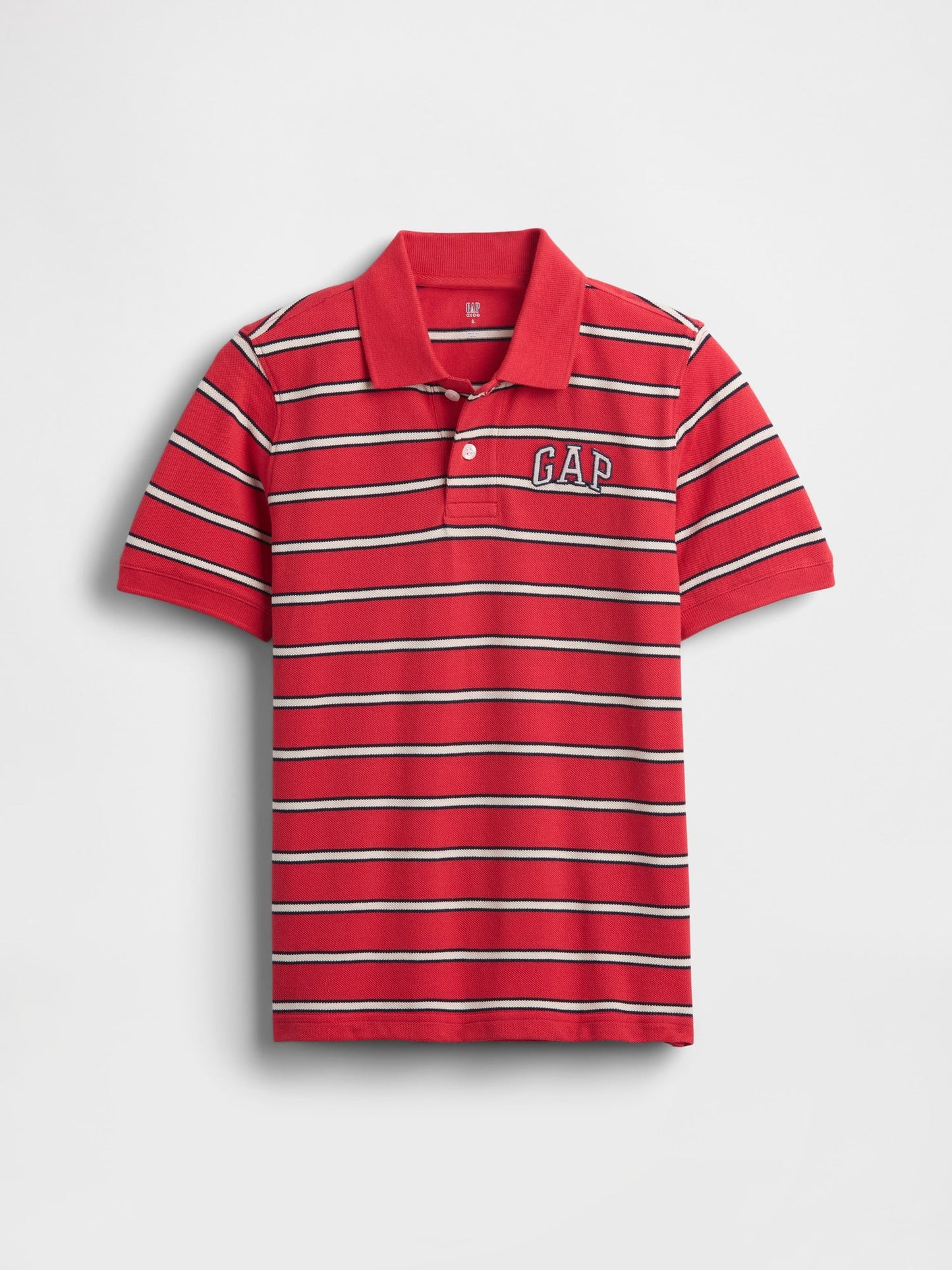 Kırmızı Gap Logo Pique Polo T-shirt
