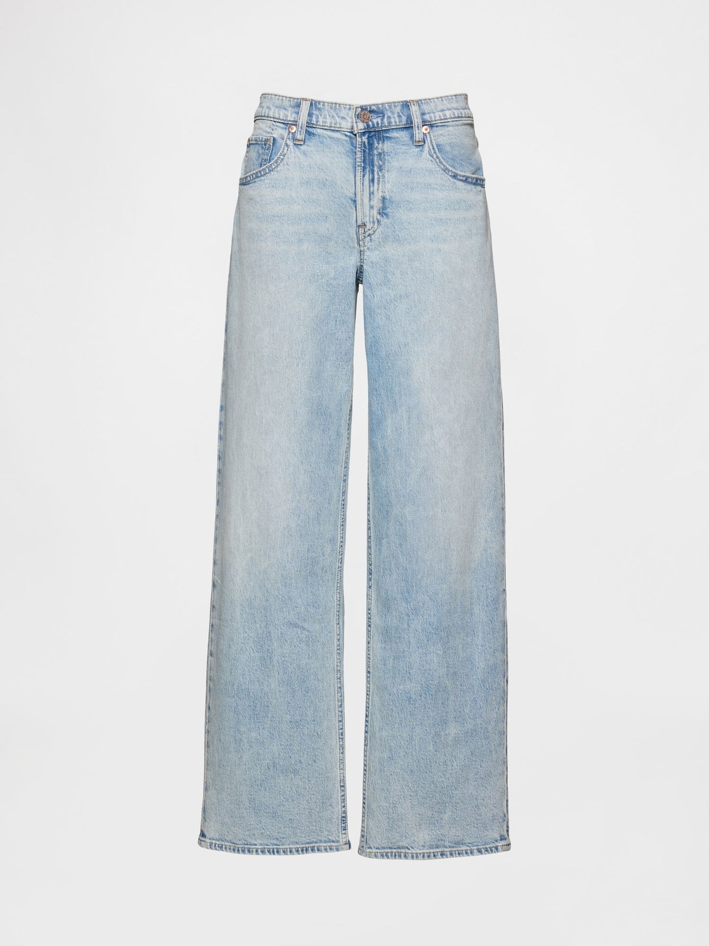 Açık Mavi Low Rise '90s Jean Pantolon