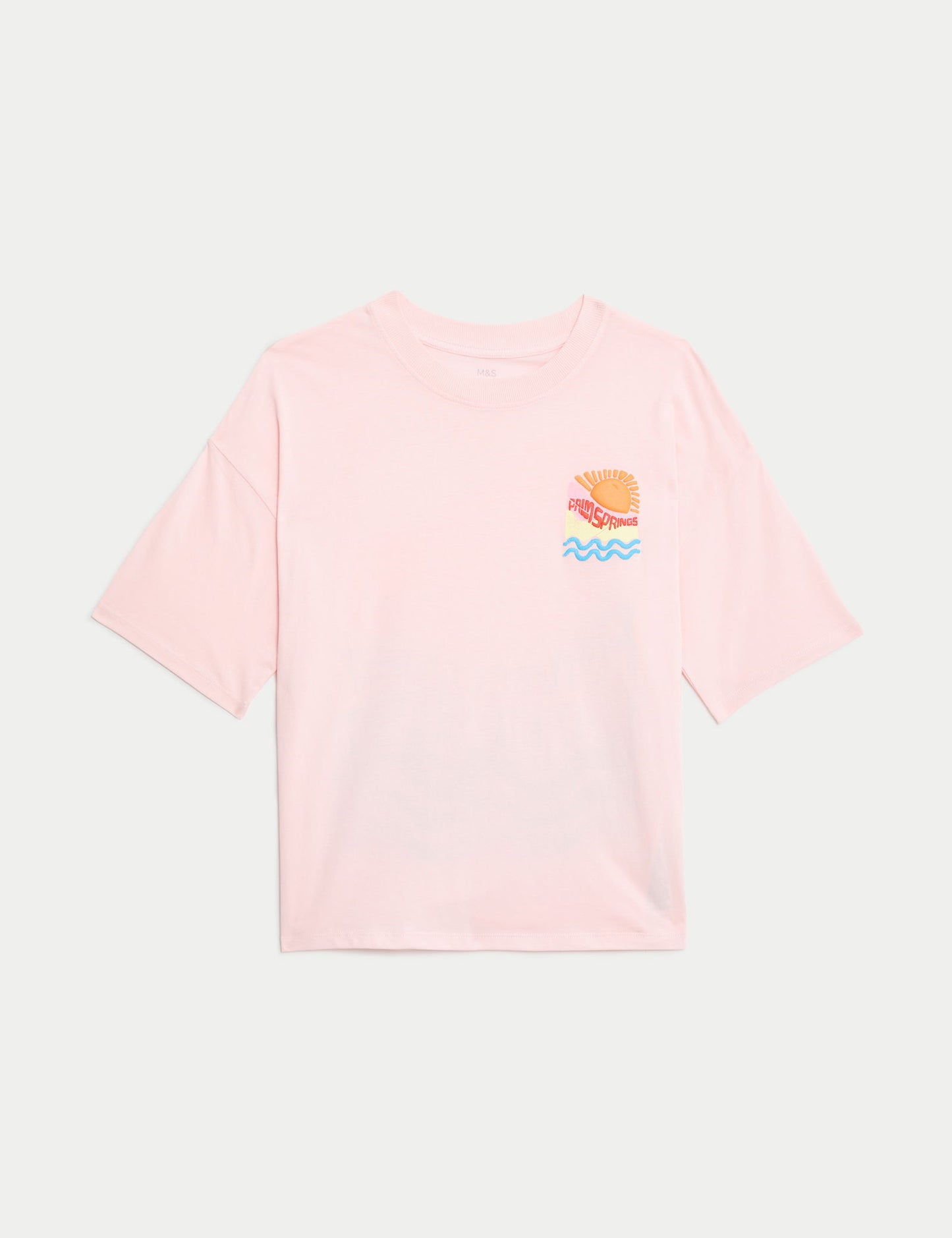Saf Pamuklu Kısa Kollu T-shirt (6-16 Yaş)