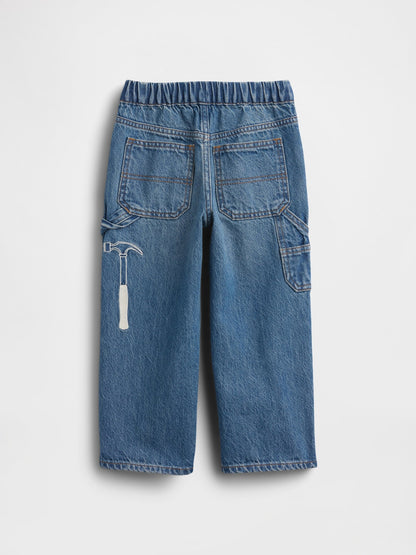 Mavi Pull-on Baggy Kargo Jean Pantolon