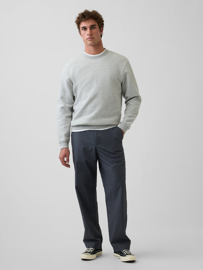 Lacivert Poplin '90s Loose Pantolon