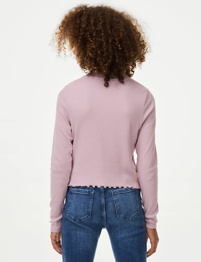 Saf Pamuklu Sweatshirt