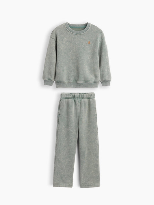 Yeşil Bebek & Küçük Çocuk Vintagesoft Sweat Seti