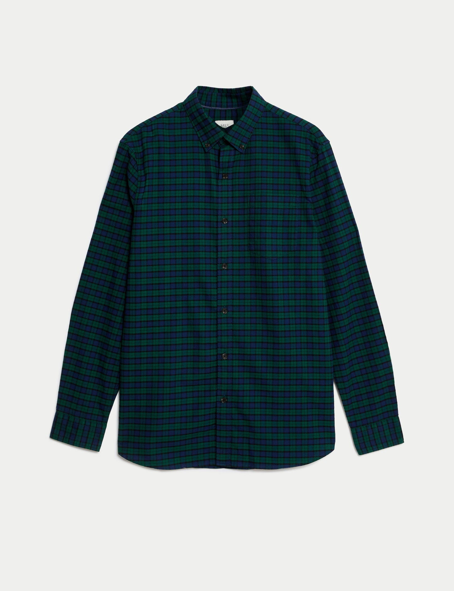 Saf Pamuklu Regular Fit Oxford Gömlek