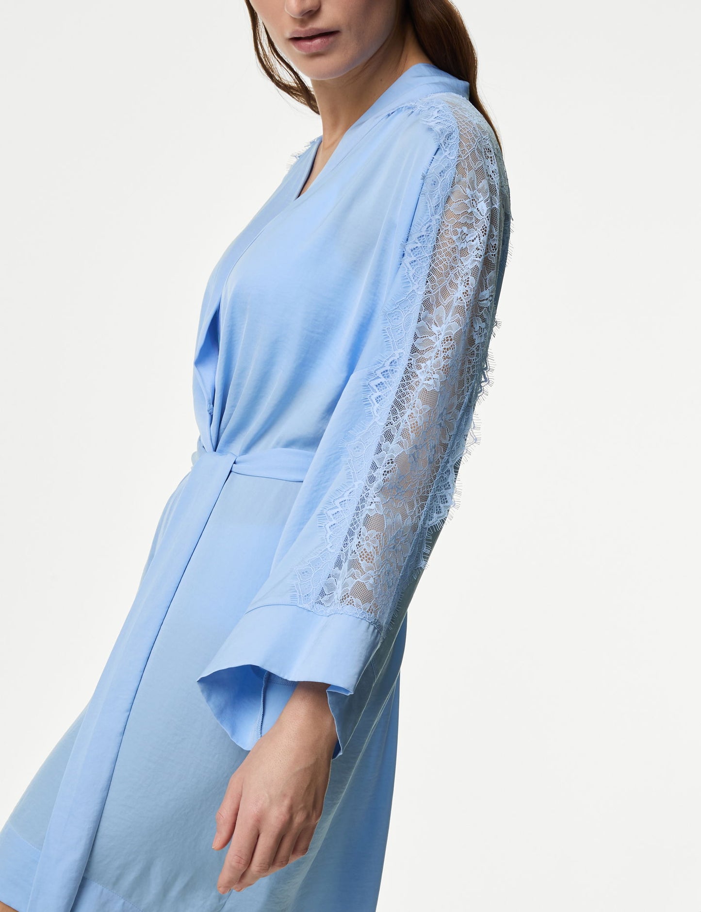 Dream Satin™ Dantel Detaylı Sabahlık