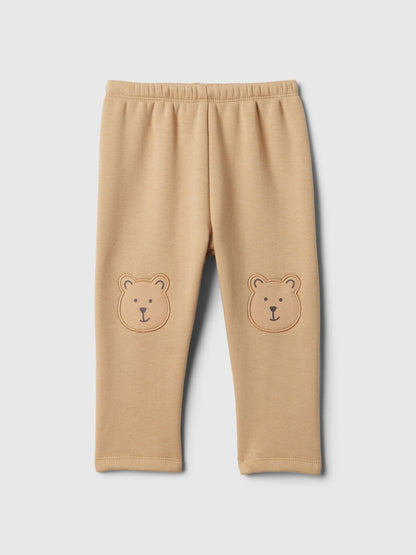 Kahverengi Brannan Bear Grafikli Pull-on Fleece Eşofman Altı