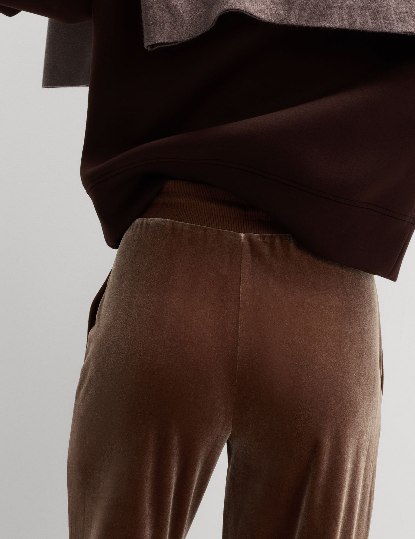 Wide Leg Kadife Jogger Eşofman Altı