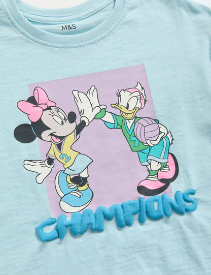 Saf Pamuklu Minnie Mouse:trade_mark: T-shirt (2-7 Yaş)
